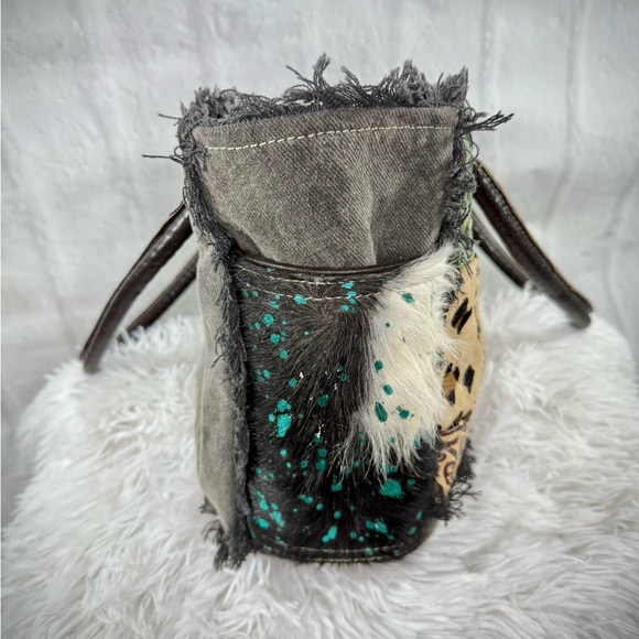 SOLDMyra‎ Bag Artemis Canvas & Hairon Bag S-5204 - Picture 6 of 14